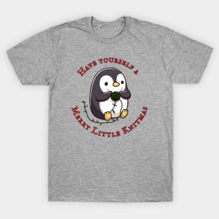 Merry Knitmas Penguin T-Shirt